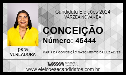 Candidato CONCEIÇÃO 2024 - VÁRZEA NOVA - Eleições