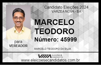 Candidato MARCELO TEODORO 2024 - VÁRZEA NOVA - Eleições