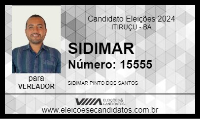 Candidato SIDIMAR 2024 - ITIRUÇU - Eleições