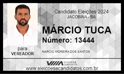 Candidato MÁRCIO TUCA 2024 - JACOBINA - Eleições