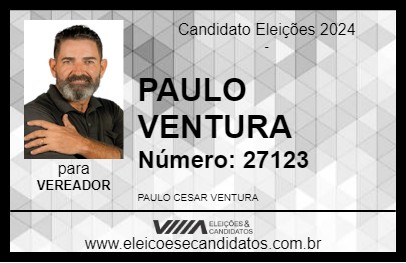 Candidato PAULO VENTURA 2024 - PORTO SEGURO - Eleições