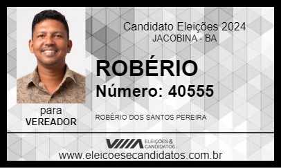 Candidato ROBÉRIO 2024 - JACOBINA - Eleições