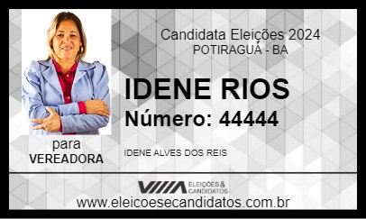 Candidato IDENE RIOS 2024 - POTIRAGUÁ - Eleições