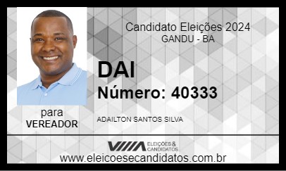 Candidato DAI 2024 - GANDU - Eleições