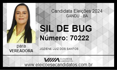 Candidato SIL DE BUG 2024 - GANDU - Eleições