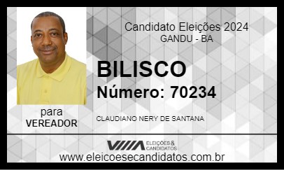 Candidato BILISCO 2024 - GANDU - Eleições