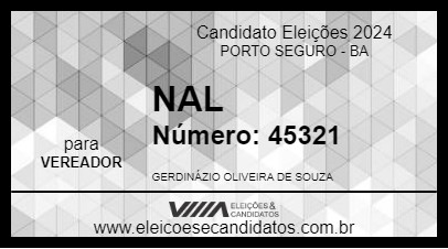 Candidato NAL 2024 - PORTO SEGURO - Eleições