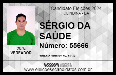 Candidato SÉRGIO DA SAÚDE 2024 - OLINDINA - Eleições