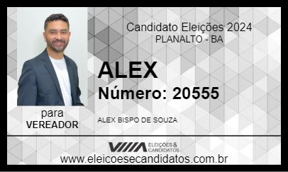 Candidato ALEX 2024 - PLANALTO - Eleições