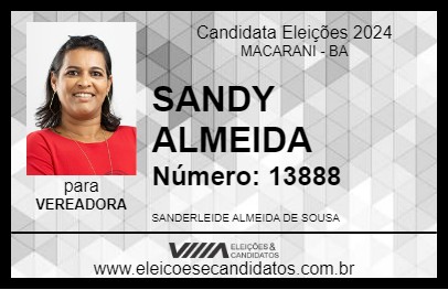 Candidato SANDY ALMEIDA 2024 - MACARANI - Eleições