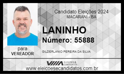 Candidato LANINHO 2024 - MACARANI - Eleições