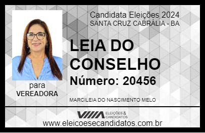 Candidato LEIA DO CONSELHO 2024 - SANTA CRUZ CABRÁLIA - Eleições