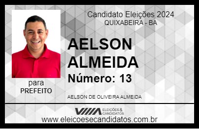 Candidato AELSON ALMEIDA 2024 - QUIXABEIRA - Eleições