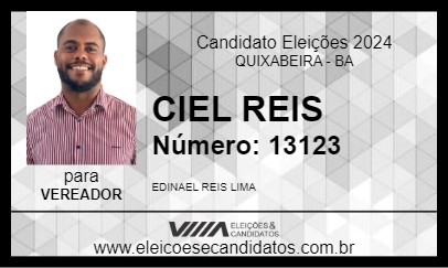 Candidato CIEL REIS 2024 - QUIXABEIRA - Eleições