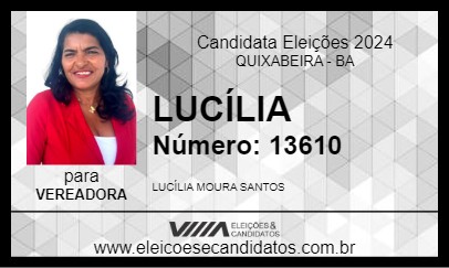 Candidato LUCÍLIA 2024 - QUIXABEIRA - Eleições