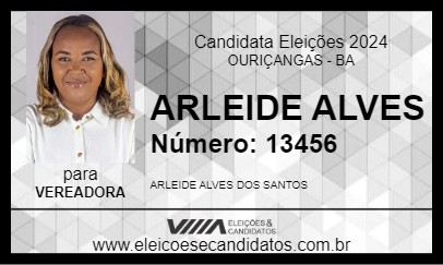 Candidato ARLEIDE ALVES 2024 - OURIÇANGAS - Eleições