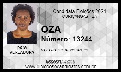 Candidato OZA 2024 - OURIÇANGAS - Eleições