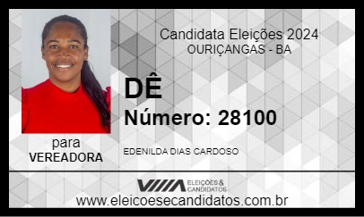 Candidato DÊ 2024 - OURIÇANGAS - Eleições