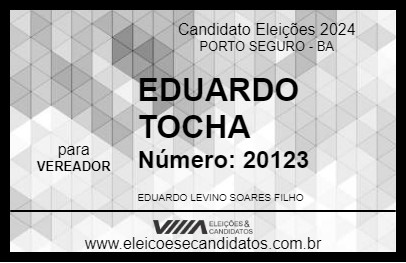 Candidato EDUARDO TOCHA 2024 - PORTO SEGURO - Eleições