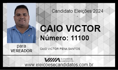 Candidato CAIO VICTOR 2024 - PORTO SEGURO - Eleições