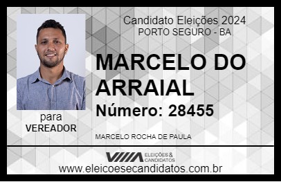 Candidato MARCELO DO ARRAIAL 2024 - PORTO SEGURO - Eleições