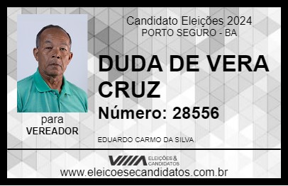 Candidato DUDA DE VERA CRUZ 2024 - PORTO SEGURO - Eleições