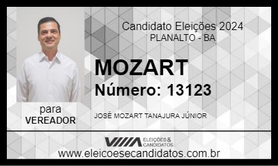 Candidato MOZART 2024 - PLANALTO - Eleições