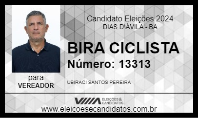 Candidato BIRA CICLISTA 2024 - DIAS D\ÁVILA - Eleições