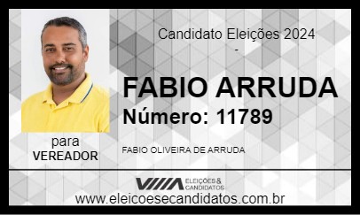 Candidato FABIO ARRUDA 2024 - EUNÁPOLIS - Eleições