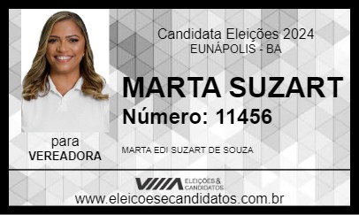 Candidato MARTA SUZART 2024 - EUNÁPOLIS - Eleições