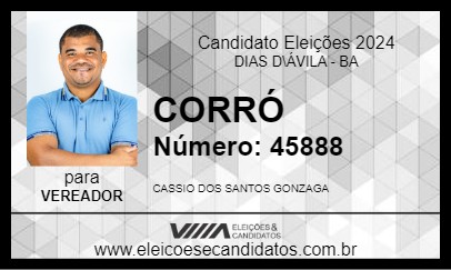 Candidato CORRÓ 2024 - DIAS D\ÁVILA - Eleições