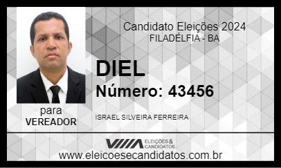 Candidato DIEL 2024 - FILADÉLFIA - Eleições