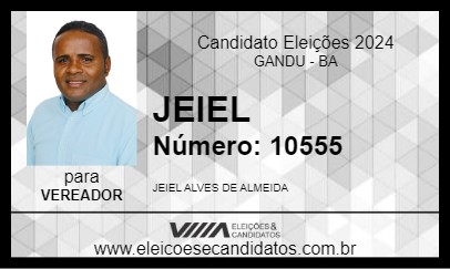 Candidato JEIEL 2024 - GANDU - Eleições