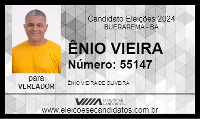 Candidato ÊNIO VIEIRA 2024 - BUERAREMA - Eleições