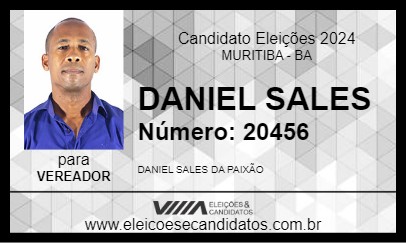 Candidato DANIEL SALES 2024 - MURITIBA - Eleições