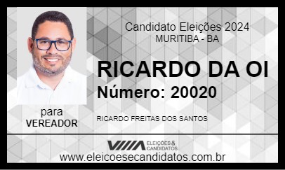 Candidato RICARDO DA OI 2024 - MURITIBA - Eleições