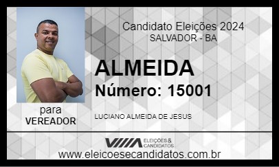 Candidato ALMEIDA 2024 - SALVADOR - Eleições