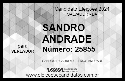 Candidato SANDRO ANDRADE 2024 - SALVADOR - Eleições