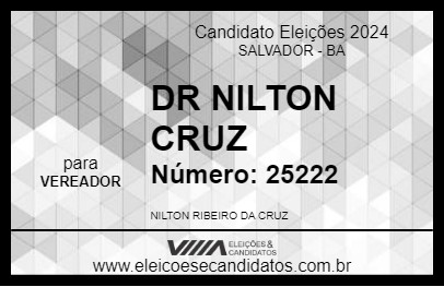 Candidato DR NILTON CRUZ 2024 - SALVADOR - Eleições