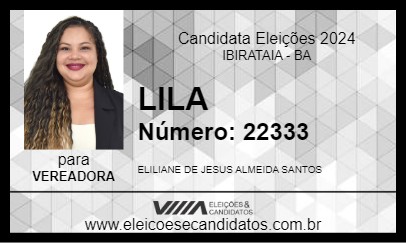 Candidato LILA 2024 - IBIRATAIA - Eleições