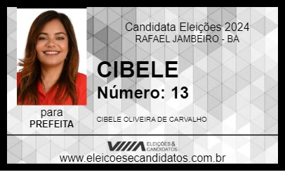 Candidato CIBELE 2024 - RAFAEL JAMBEIRO - Eleições