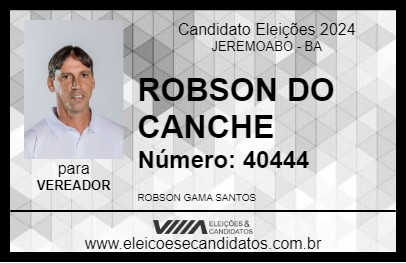 Candidato ROBINHO DO CANCHÉ 2024 - JEREMOABO - Eleições