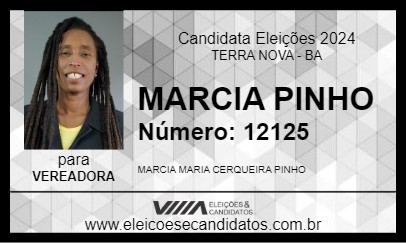 Candidato MARCIA PINHO 2024 - TERRA NOVA - Eleições