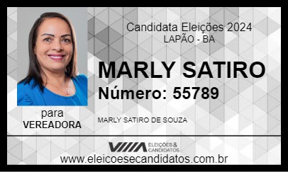 Candidato MARLY SATIRO 2024 - LAPÃO - Eleições