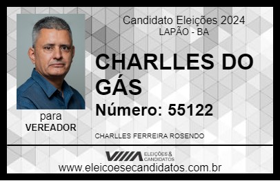 Candidato CHARLLES DO GÁS 2024 - LAPÃO - Eleições