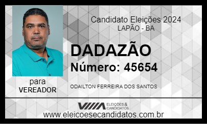 Candidato DADAZÃO 2024 - LAPÃO - Eleições