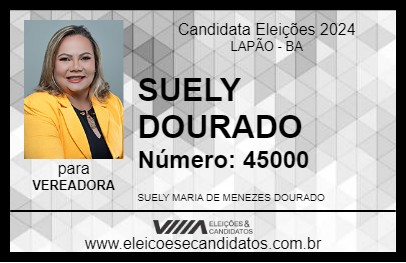 Candidato SUELY DOURADO 2024 - LAPÃO - Eleições