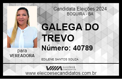 Candidato GALEGA DO TREVO 2024 - BOQUIRA - Eleições