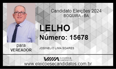 Candidato LELHO 2024 - BOQUIRA - Eleições