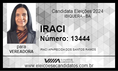 Candidato IRACI 2024 - IBIQUERA - Eleições